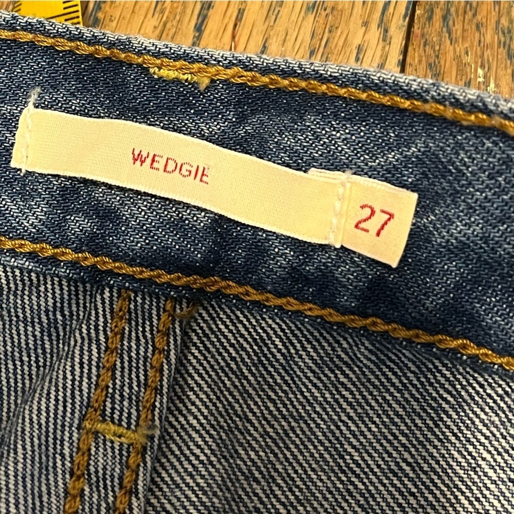 LEVI’S – BLUE WEDGIE STRAIGHT JEANS – SIZE 27 - Picture 2 of 10